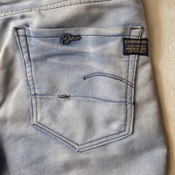 G-Star Raw Denim Jeans Light Wash Revend Super Slim Size 34 Men’s - Picture 15 of 16